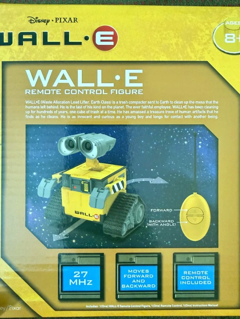 Disney Pixar Wall-E Remote Control Figure RC Robot Toy Collectible NEW Sealed
